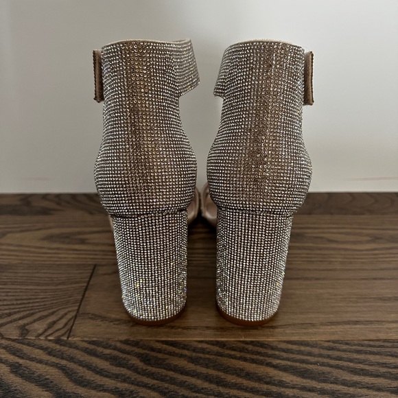 Jeffrey Campbell Silver Rhinestone Heels - Picture 2 of 7